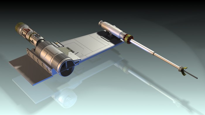 X-wing laser cannon renders | MyConfinedSpace