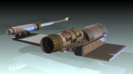 X-wing laser cannon renders