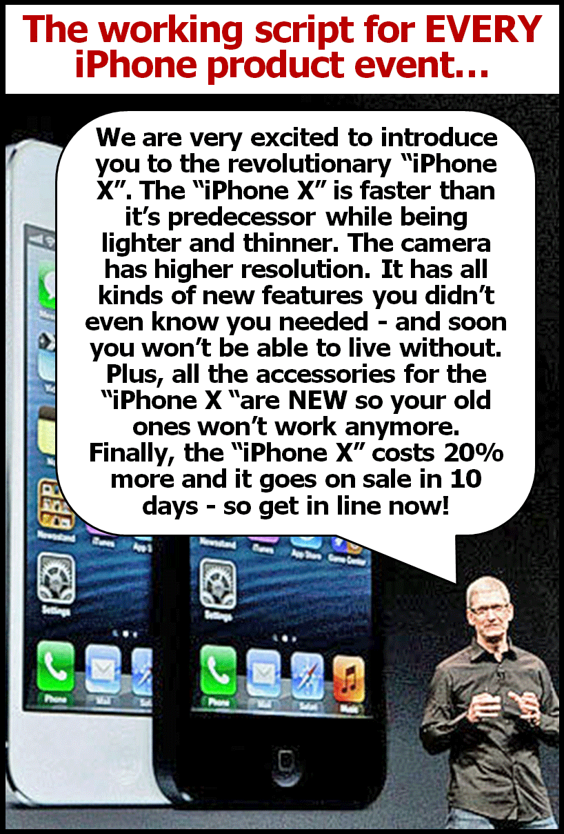 iPhone product launch script - MyConfinedSpace