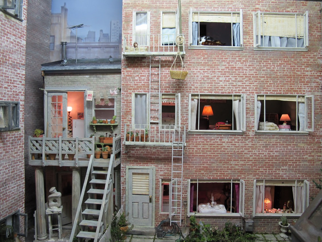 Miniature Rear Window view. - MyConfinedSpace