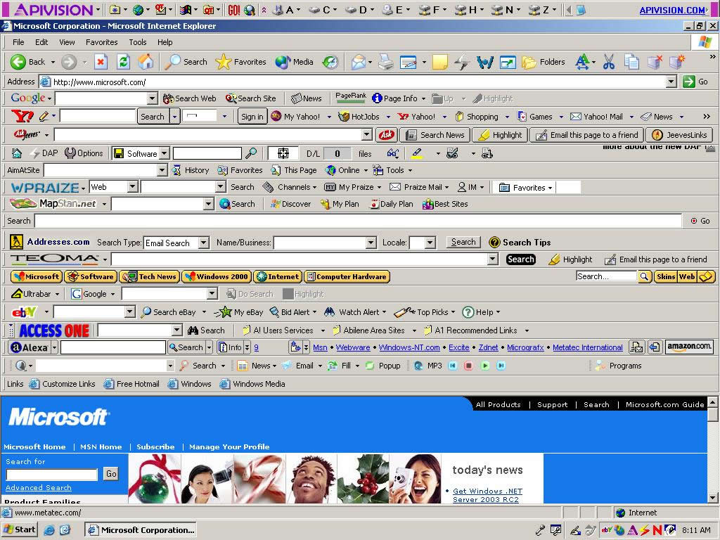 Too Many Toolbars MyConfinedSpace