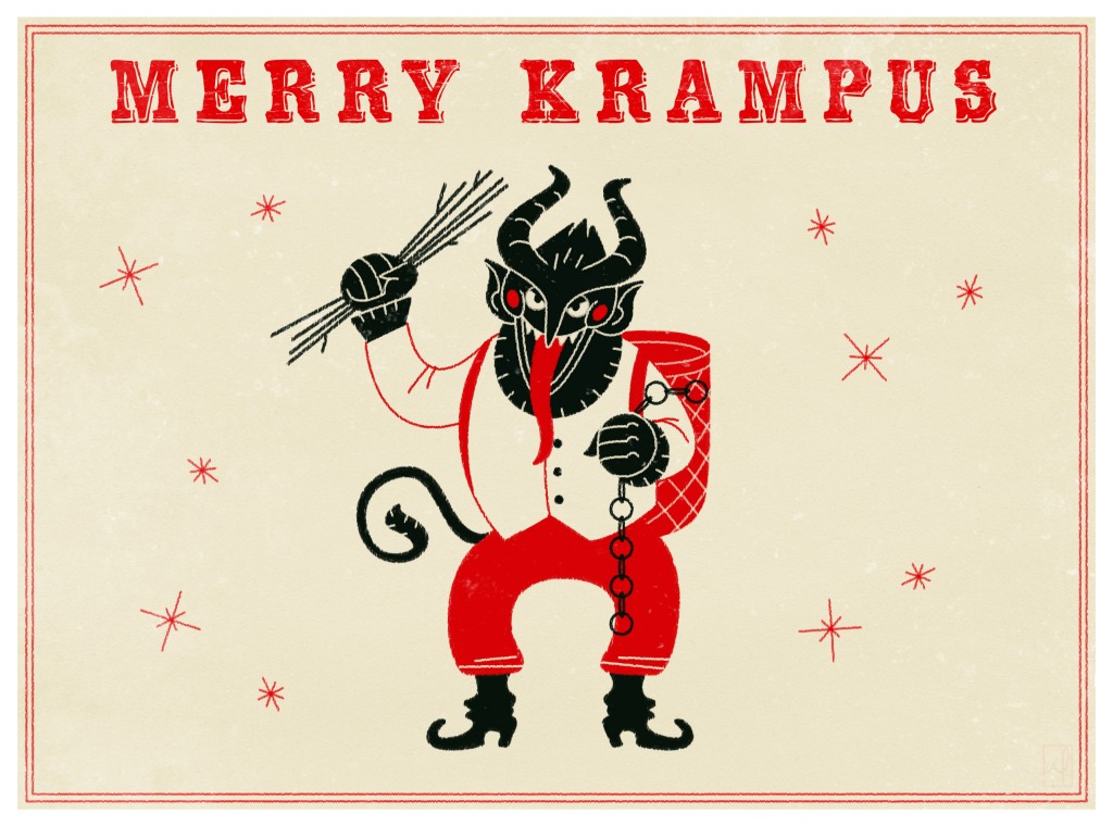 Merry Krampus wallpaper | MyConfinedSpace