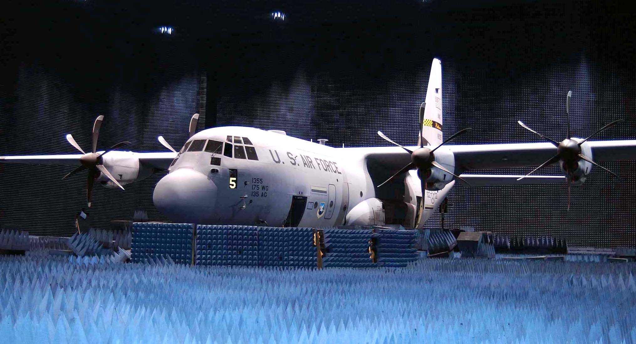 C-130 In Anechoic Chamber.