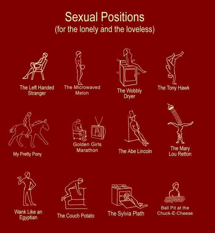 Sexual Positions For The Lonely And Loveless Myconfinedspace
