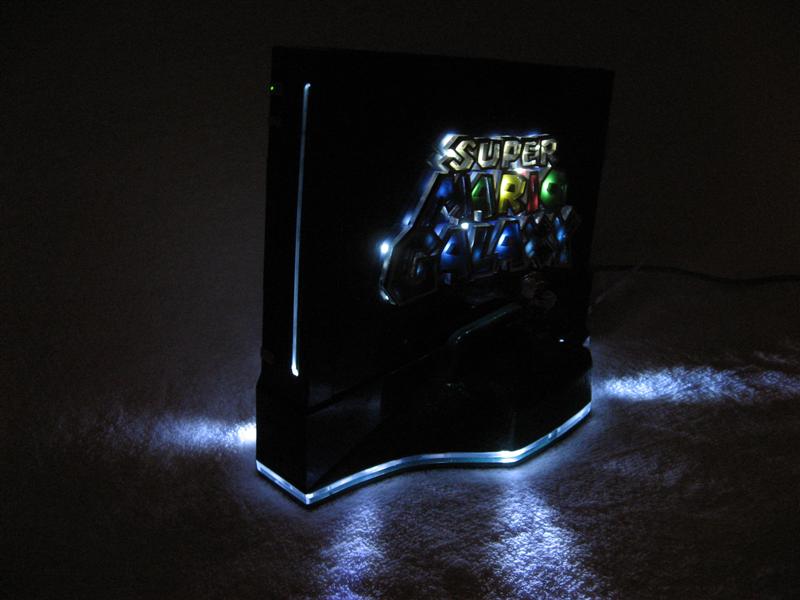 Super Mario Galaxy Wii case mod MyConfinedSpace