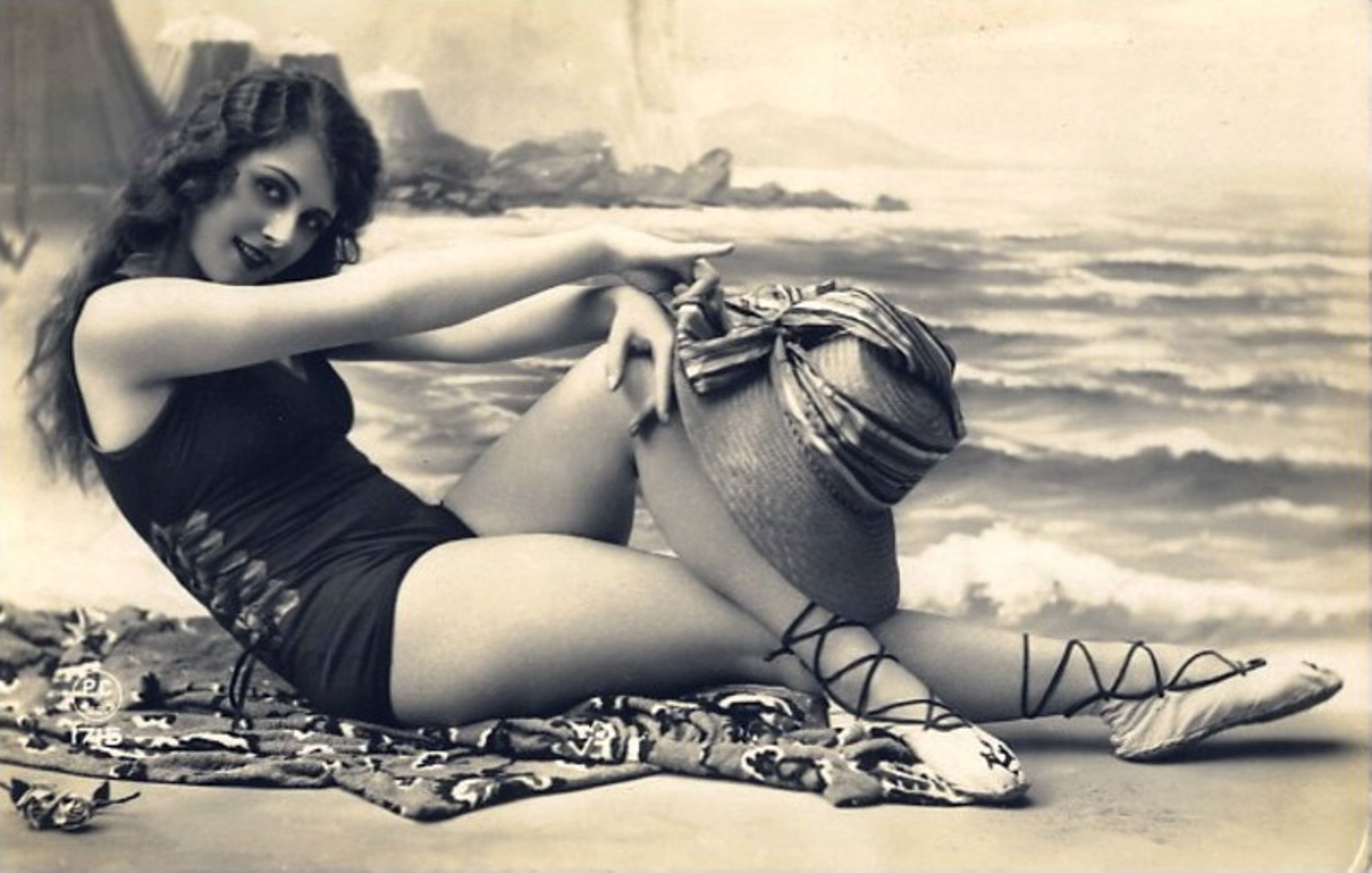 Vintage Swimsuit Girl.